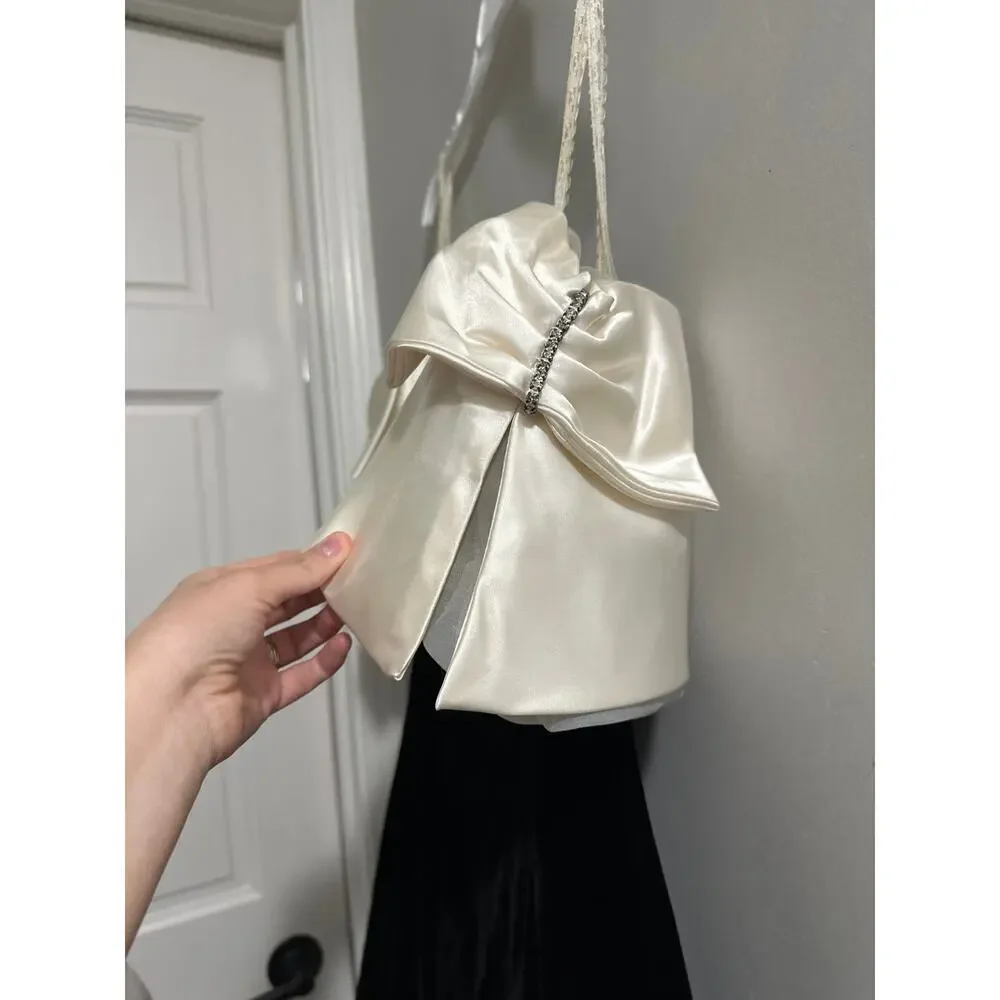 🔴Notorious Black and White Bow strapless dress size‎ 3
